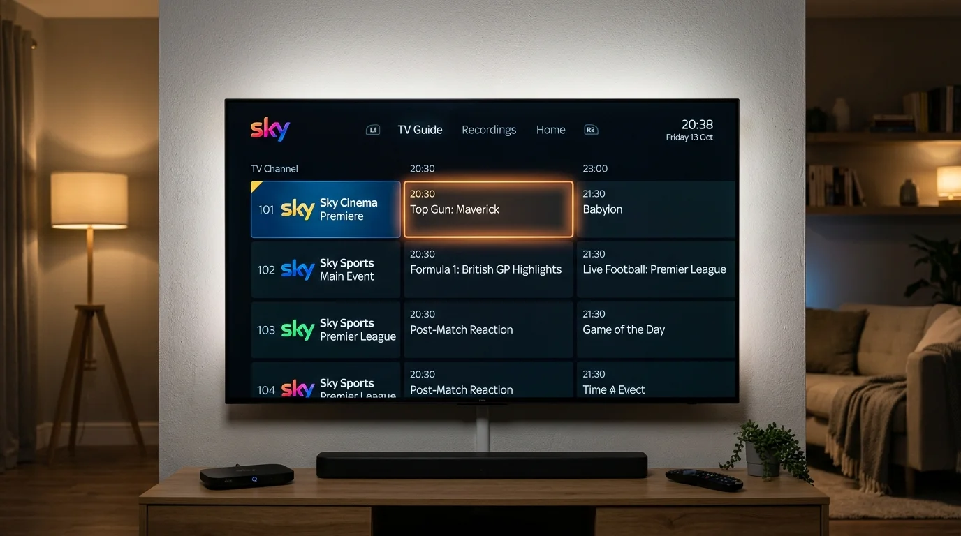 sky tv guide listings